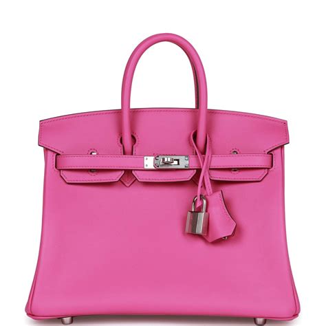 hermes magnolia birkin 25|Hermes Birkin 25 Magnolia Swift Palladium Hardware .